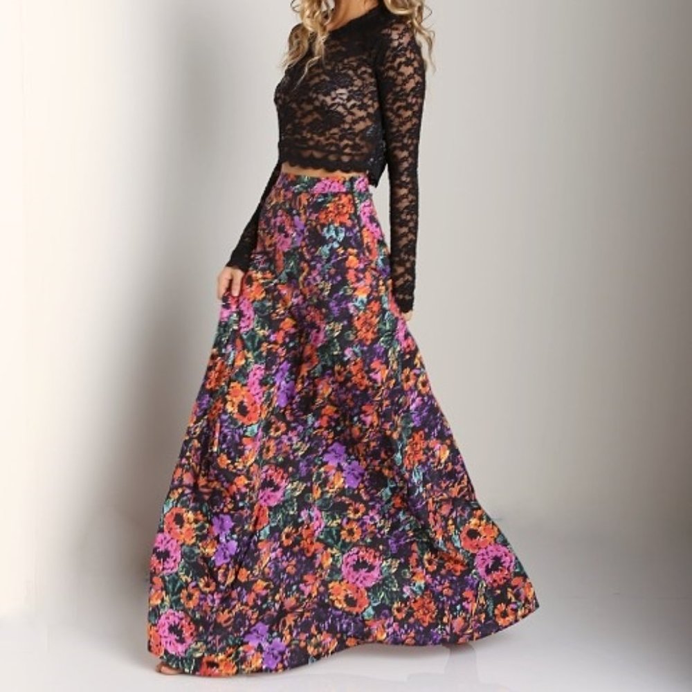Show Me Your Mumu Princess Ariel Skirt Flower Pop